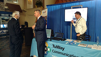 TuWay booth at APCO event in Lancaster, PA